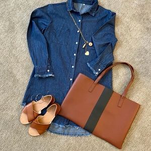 Denim dress